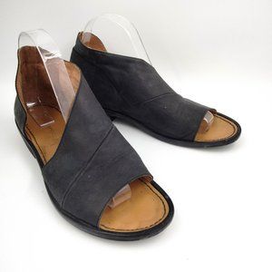 Free People Mont Blanc Sandals in Dark Grey Black Suede 39 9